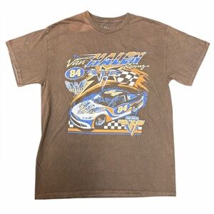 Van Halen Racing Graphic T-Shirt Size Medium Unisex Classic Rock Band Tee